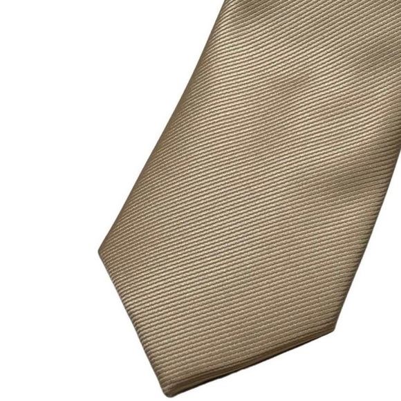 Light gold skinny necktie - Picture 2 of 3
